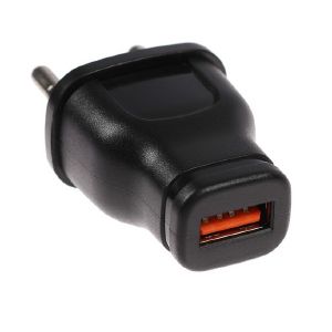 Сетевое зарядное устройство LuazON LPA-18, USB, 1 А, чёрное