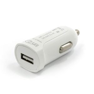 Автомобильное зарядное устройство BYZ YL-801, 1хUSB, 1 А, белое