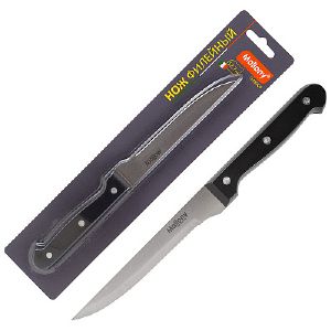 Нож с пластиковой рукояткой CLASSICO MAL-04CL филейный, 12,7 см