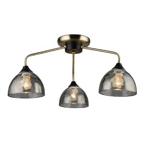 Люстра в стиле модерн 12254/3AB+BK GR ЭкономСвет