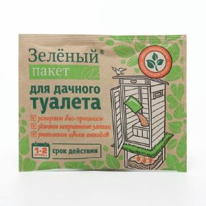 Средство для дачных туалетов Доктор Робик Зеленый пакет 30 гр