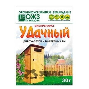 Биопрепарат для туалетов Удачный 30 гр