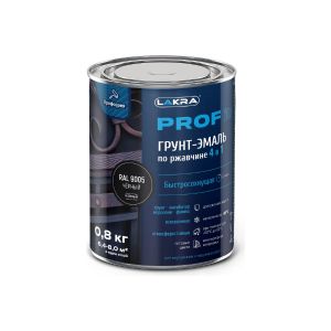 Грунт-эмаль 4 в 1 быстросохнущая Лакра PROF IT Шоколадно-коричн, RAL 8017 0,8кг