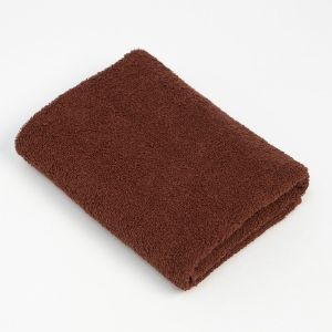 Полотенце  махровое Экономь и Я 50*90 см, цв. шоколадный, 100% хлопок, 350 гр/м2   9272994