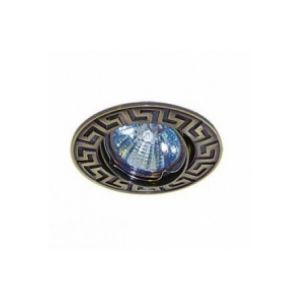 Светильник встраив.точечный АКЦЕНТ VERSACE WL-649 1 х50W Зеленый антик (Р)