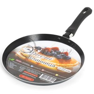 Блинница Эстет 22 см, цвет черный ЭТ-70452