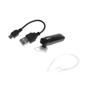 Bluetooth-гарнитура для телефона, W-49, беспроводная, крепление за ухо, черная   4050893
