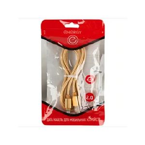 Кабель Energy ET-28 USB/Lightning, цвет - золотой