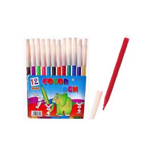 Фломастеры 12 цветов в блистерной упаковке невентилируемый колпачок 539065