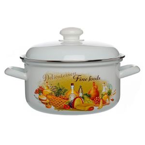 Кастрюля эмалированная 3,0 л  Итальянская кухня 1512АП2/4