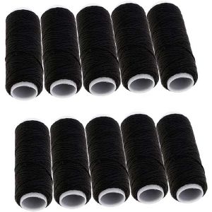 Нитки черные набор10шт 1катушка-30м NA2219 (24/600)