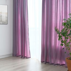 Штора портьерная «Этель» 200x250 см, цвет антрацит, тафта, 100% п/э