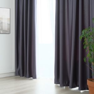 Штора портьерная «Этель» 200x250 см, цвет серый, глянцевая, краше, 100% п/э