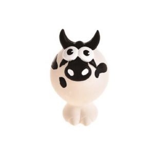 HOMEPET BUBBLE 11,5х7х7 см игрушка для собак корова с пищалкой латекс