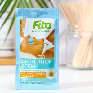 Крем-депилятор Fitoкосметик с экстрактом ромашки для области бикини и подмышек, 25 мл 197685