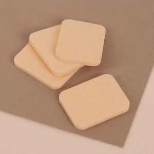 Набор спонжей для нанесения косметики, 4 × 5 см, 4 шт, цвет бежевый