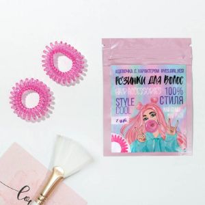 Резинки пружинки для волос «Avomur», 2 шт.