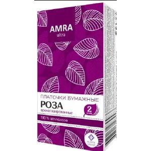 Платочки бумажные «Amra» Роза, 10 шт/уп 740955