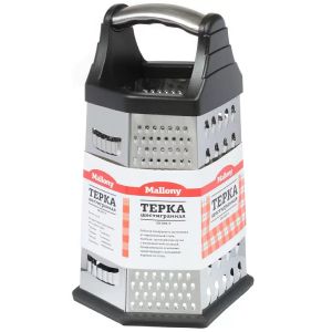 Терка шестигранная Mallony GR-003-9, 23 см, нержавеющая сталь