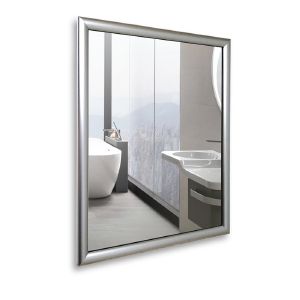 ЗЕРКАЛО MIXLINE «МАГНАТ» СЕРЕБРО 340*440 (ШВ) (ПОЛИСТИРОЛ)