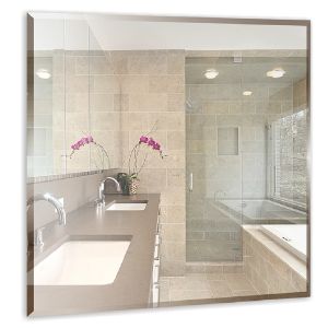 ЗЕРКАЛО MIXLINE «КВАДРАТ» 530*530 (ШВ) Б/ПОЛКИ С ФАЦЕТОМ