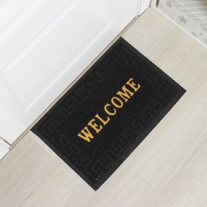 Коврик придверный 38х58 см «Welcome Меандр» цвет МИКС 2987240