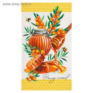 Полотенце кух.«Доляна» Honey 35х60 см, 100% хл, 160г/м2   4682739