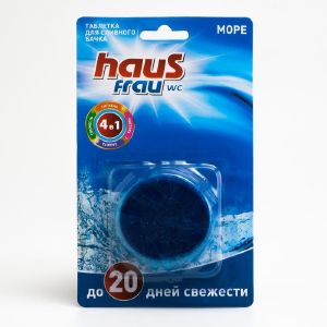 Таблетка для сливного бачка Haus Frau WC «Море» 50г