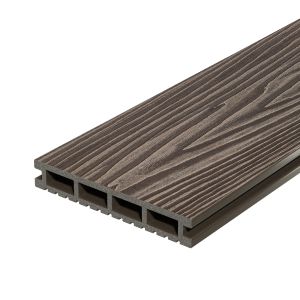 Доска террасная Decking Urban Вельвет/Дерево 24х150х3000 мм Венге (Темный орех) 0,45 м2