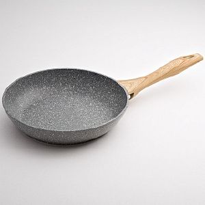 [AK-0043A/26N] Сковорода алюмин. ALPENKOK с антипригар. покрытием «GREY MARBLE», индукц. d=26см