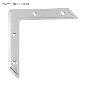 Угольник ТУНДРА krep, УГ-100, оцинкованный, в упаковке 1 шт. 5296490