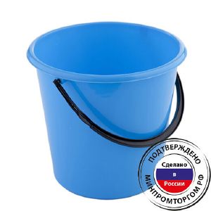Ведро 09106 без крышки голубое 12 л
