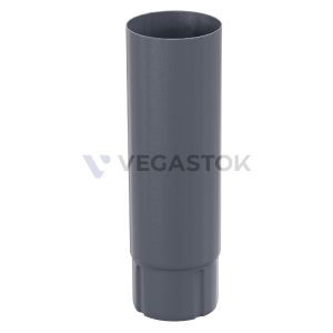 Труба круглая 3,0 м VEGAStyle 125/90  RAL7024 Серый графит 