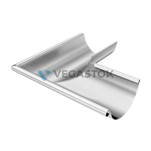 Угол желоба внешний 90 градусов VEGAStyle 125/90  RAL7024 Серый графит 
