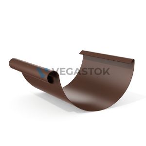 Желоб полукруглый 3,0 м VEGAStyle 125/90 RAL8017 Шоколадно-коричневый