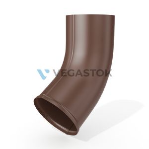 Колено сливное VEGAStyle 125/90 RAL8017 Шоколадно-коричневый