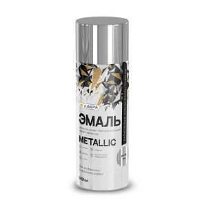 Эмаль аэрозольная ЛАКРА Metallic Металлик хром