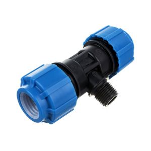 Тройник ПНД компрессионный d-40х1мм ВР