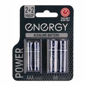 Батарейка Energy Power LR6+LR03/4B, типоразмер АА+ААА, 4шт