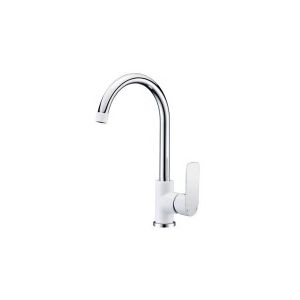 Смеситель для кухни с рычагом TRITON ПАНАМА Белый 14605W 