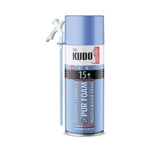 Бытовая монтажная пена Kudo Home 15+, всесезонная, 520 мл