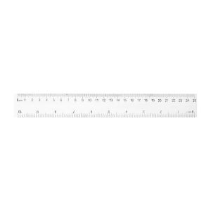 Линейка 25 см прозрачная    5471915