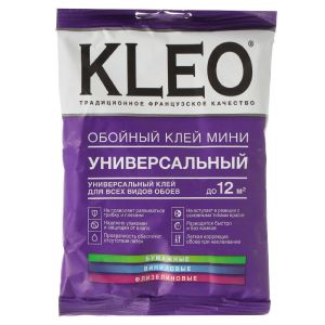 Клей обойный KLEO MINI 12 универсальный для всех видов обоев сыпучий, 60гр