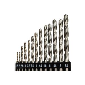 Набор сверл по металлу HSS 13шт (1,5-6,5мм)