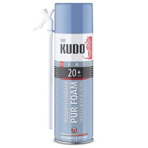 Бытовая монтажная пена Kudo Home 20+, всесезонная, 650 мл