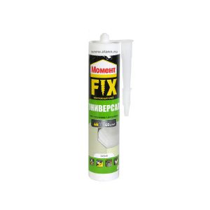 Клей монтажный Момент Fix Универсал, 380 г, белый