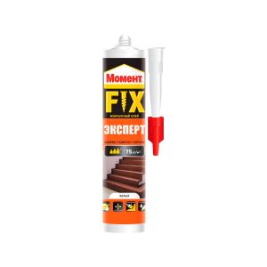 Клей монтажный Момент Fix Эксперт, 380 г, белый