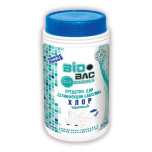Хлор ударный Biobac 1,0 кг гранулированный 