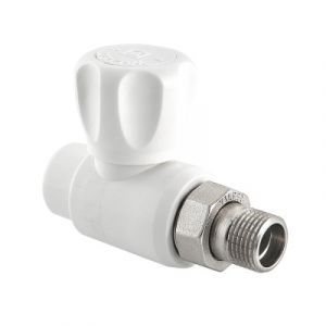 КРАН ШАРОВЫЙ ДЛЯ РАДИАТОРА ПРЯМОЙ