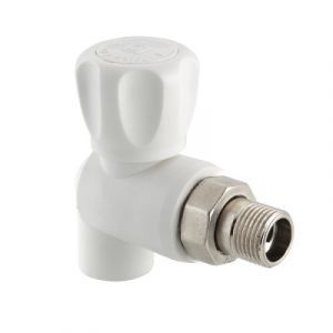 КРАН ШАРОВЫЙ ДЛЯ РАДИАТОРА УГЛОВОЙ